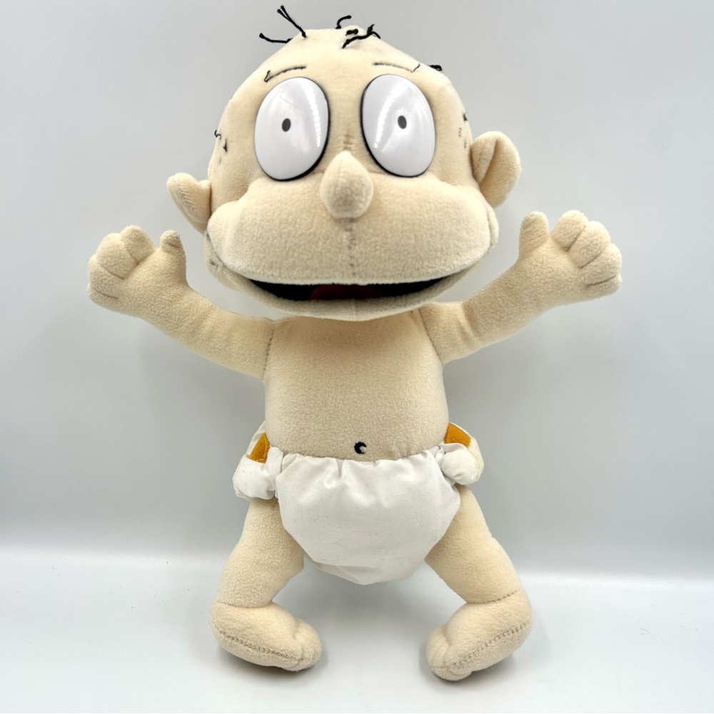 Vintage 1997 Rugrats Tommy Pickles Nickelodeon 12 Inch Plush Viacom Cartoon